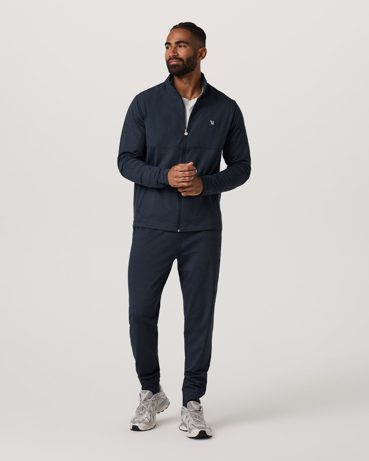 Sunday Element Track Jacket Men's Ink Heather Jacket | Vuori shop - US 1433