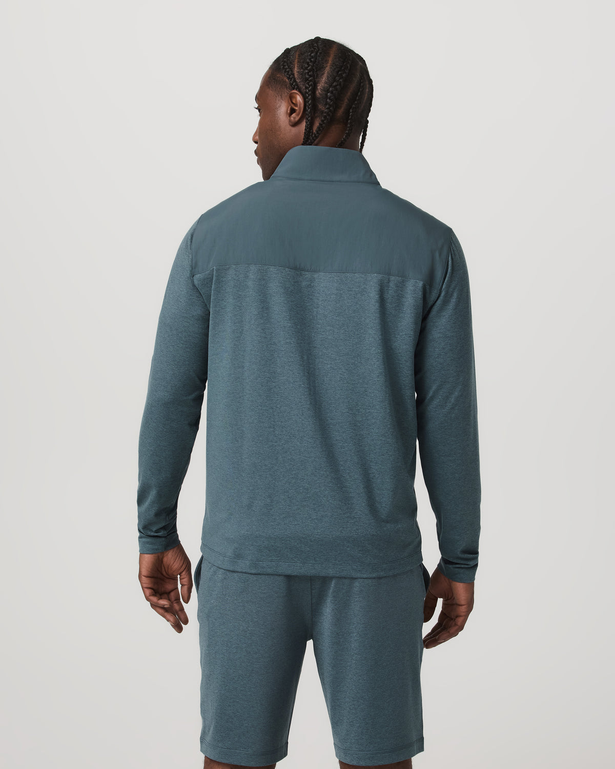 Sunday Element Track Jacket Men's Blue Sea Heather Jacket | Vuori onsale - US 6040