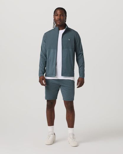 Sunday Element Track Jacket Men's Blue Sea Heather Jacket | Vuori onsale - US 6040