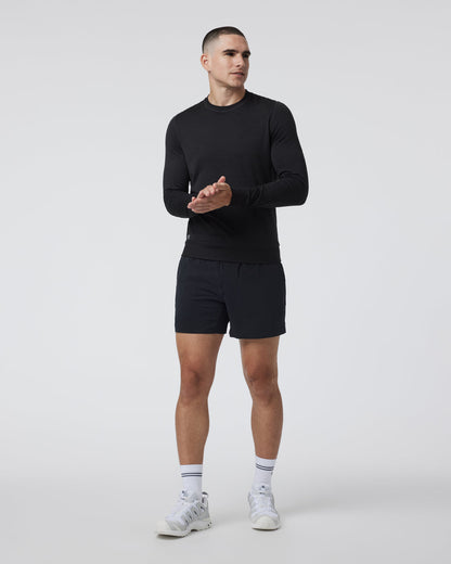 Ponto Performance Crew Men's Black Pullover | Vuori for sale - US 8122