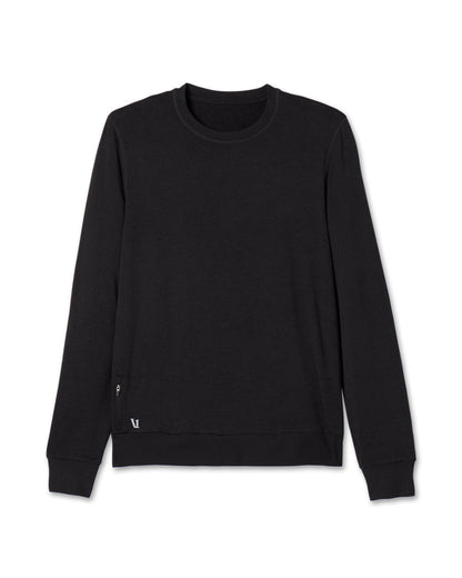 Ponto Performance Crew Men's Black Pullover | Vuori for sale - US 8122
