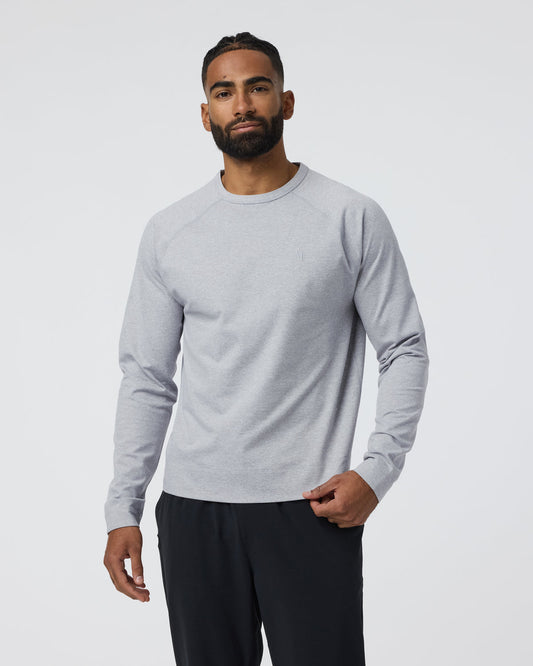 Coronado Crew Light Heather Grey | Vuori shop - US 8163