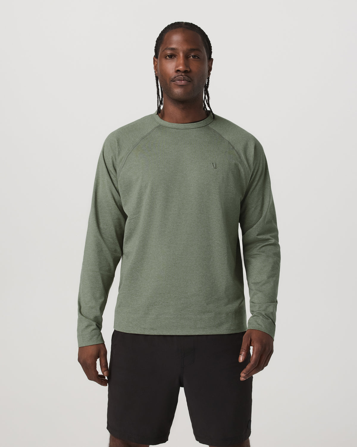 Men's Coronado Crew - Relaxed Fit Light Oregano Heather | Vuori sale - US 6206