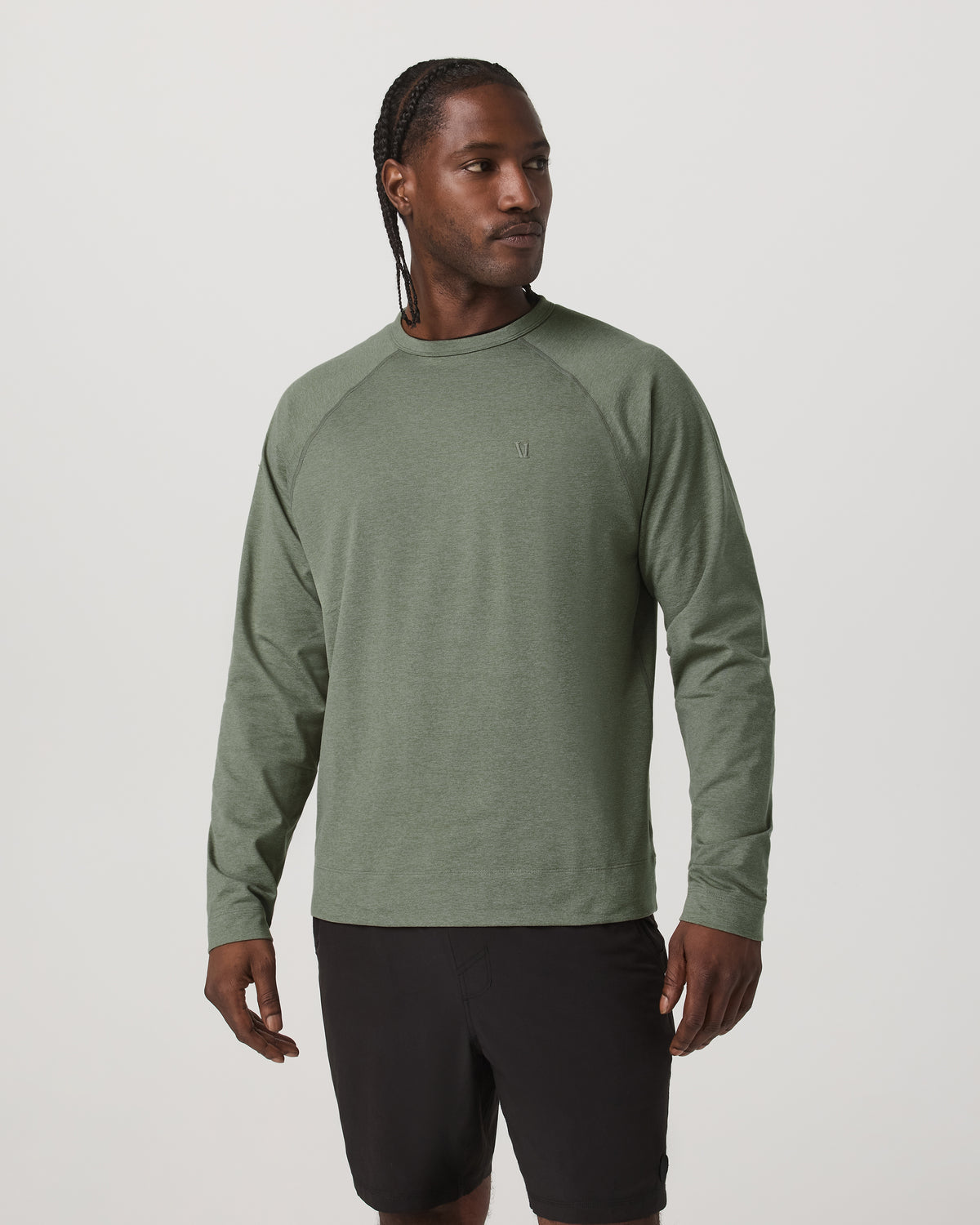 Men's Coronado Crew - Relaxed Fit Light Oregano Heather | Vuori sale - US 6206