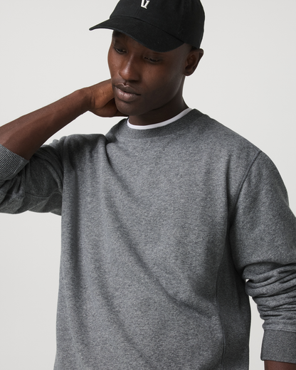 Cypress Vintage Crew Men's Heather Grey Fleece Pullover | Vuori onsale - US 8128