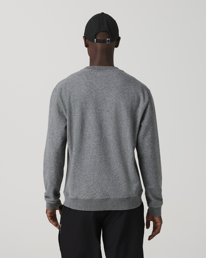 Cypress Vintage Crew Men's Heather Grey Fleece Pullover | Vuori onsale - US 8128