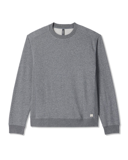 Cypress Vintage Crew Men's Heather Grey Fleece Pullover | Vuori onsale - US 8128