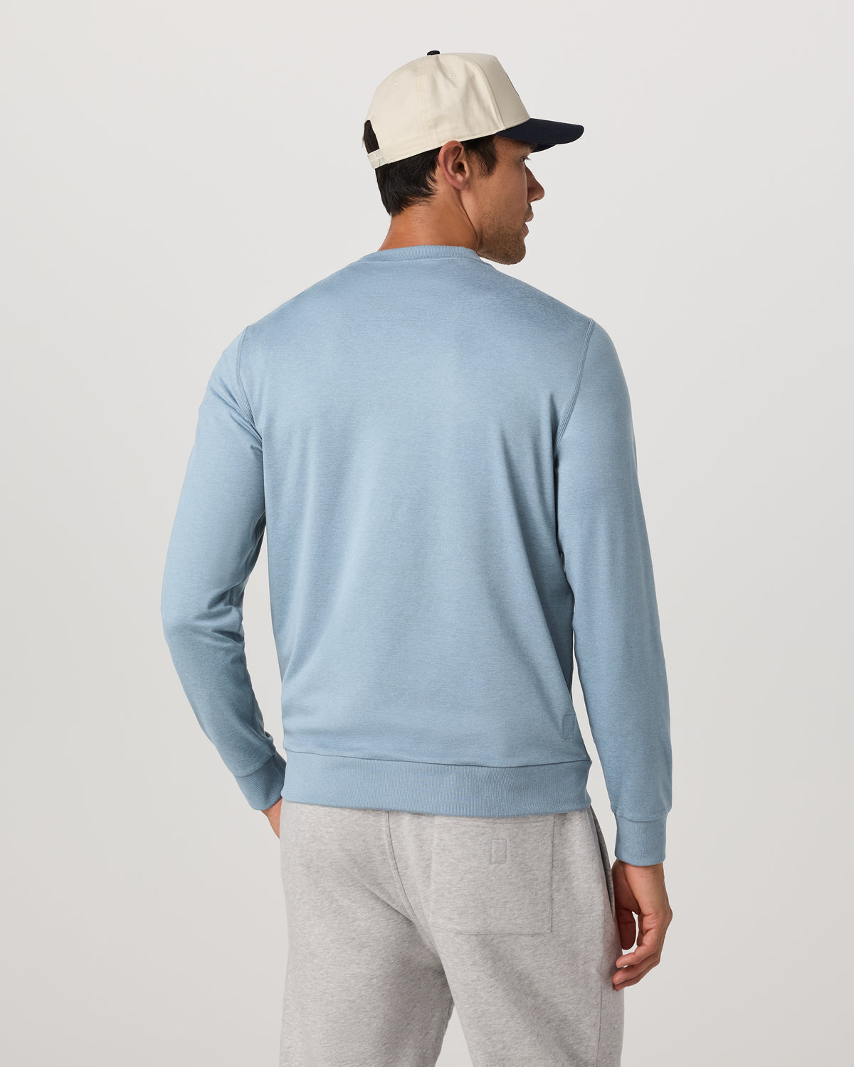 Ponto Performance Crew Men's Flint Heather Crew Neck | Vuori online - US 2352