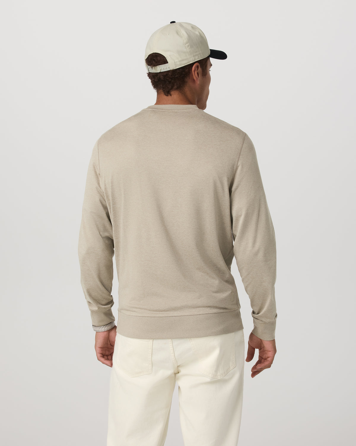 Ponto Performance Crew Men's Truffle Heather Crew Neck | Vuori discount - US 1681