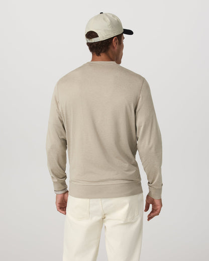Ponto Performance Crew Men's Truffle Heather Crew Neck | Vuori discount - US 1681