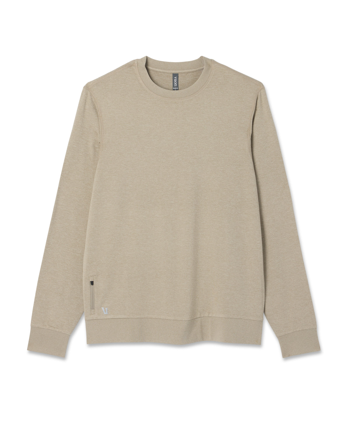 Ponto Performance Crew Men's Truffle Heather Crew Neck | Vuori discount - US 1681
