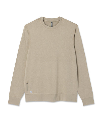 Ponto Performance Crew Men's Truffle Heather Crew Neck | Vuori discount - US 1681