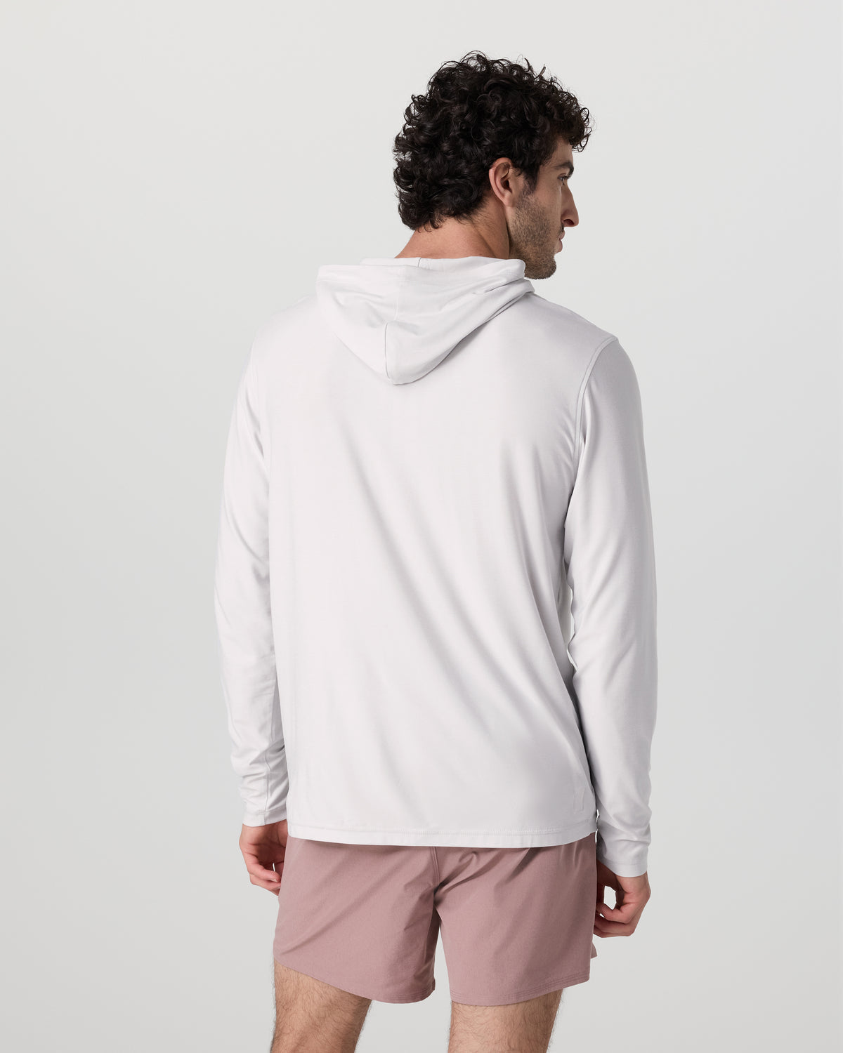 Strato Tech Hoodie Men's Frost Grey Workout Hoodie | Vuori onsale - US 7951