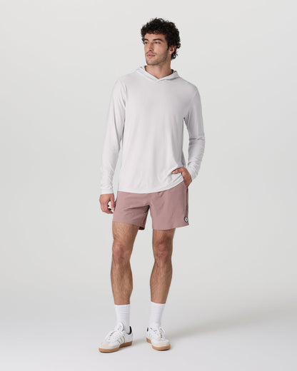 Strato Tech Hoodie Men's Frost Grey Workout Hoodie | Vuori onsale - US 7951