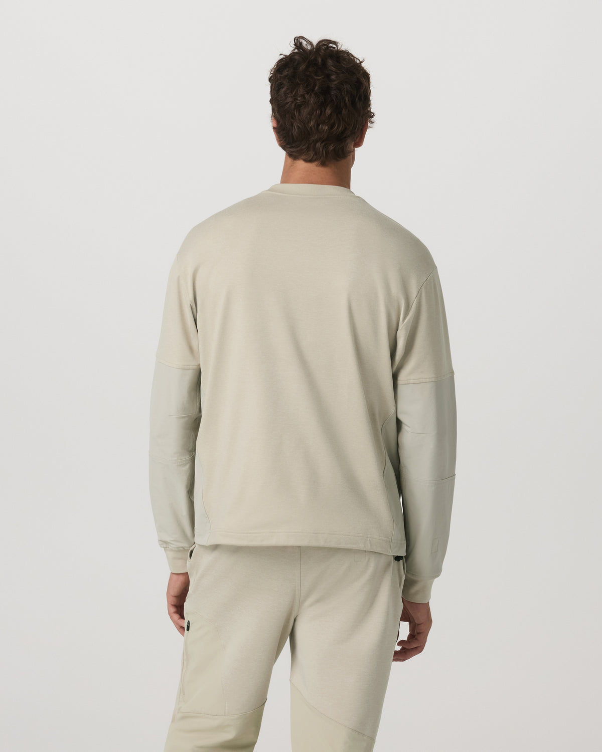 Men's Coronado Mixed Media Crew Limestone Heather | Vuori for sale - US 8609