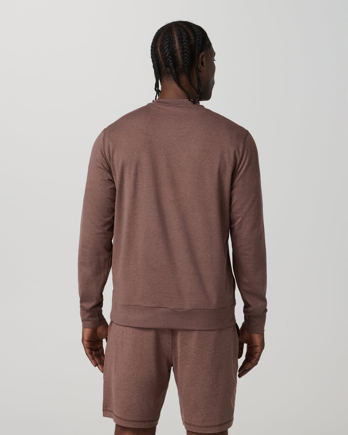 Ponto Performance Crew Men's Sable Heather Crew Neck | Vuori online - US 1950