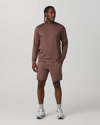 Ponto Performance Crew Men's Sable Heather Crew Neck | Vuori online - US 1950