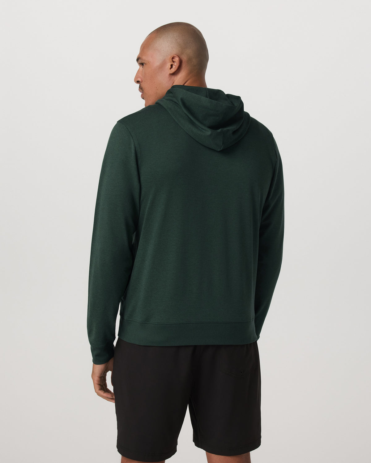 Ponto Full Zip Hoodie Men's Spruce Heather Hoodie | Vuori sale - US 5470
