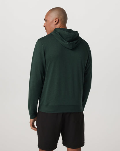 Ponto Full Zip Hoodie Men's Spruce Heather Hoodie | Vuori sale - US 5470