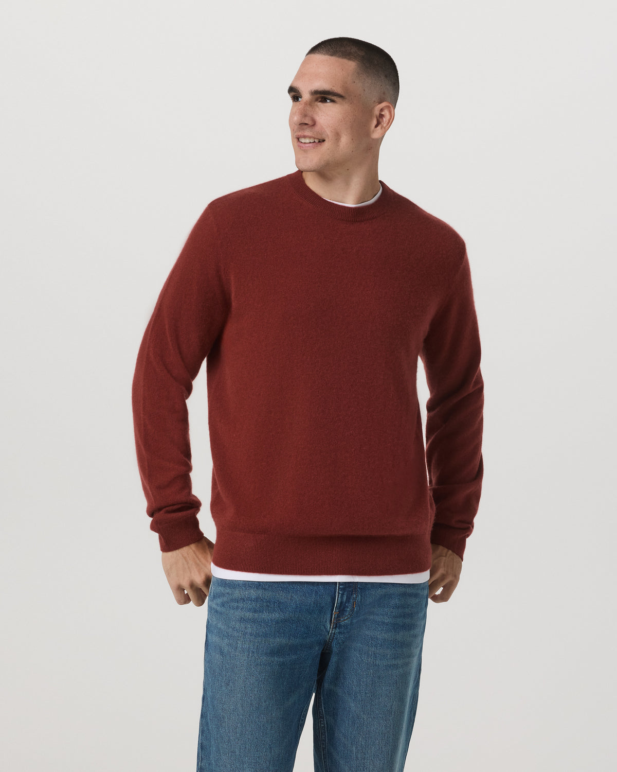 Berik Cashmere Sweater Men's Spiced Apple Sweater | Vuori onsale - US 2471