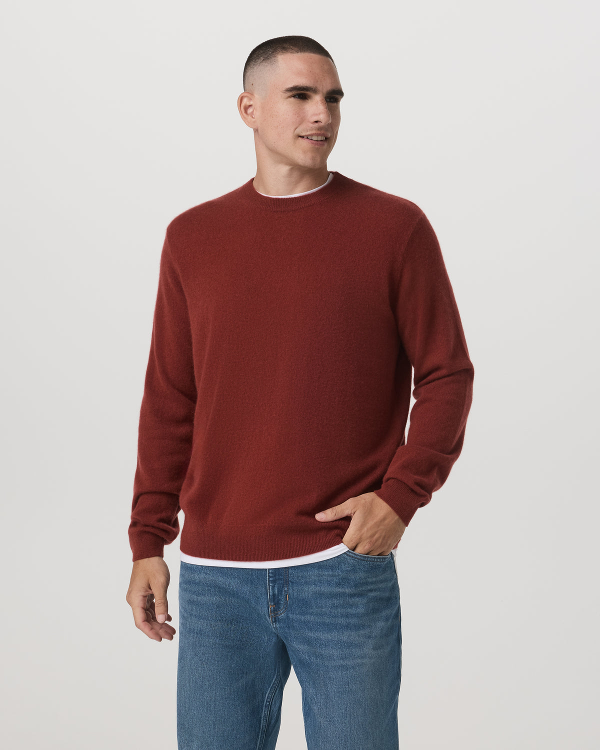 Berik Cashmere Sweater Men's Spiced Apple Sweater | Vuori onsale - US 2471