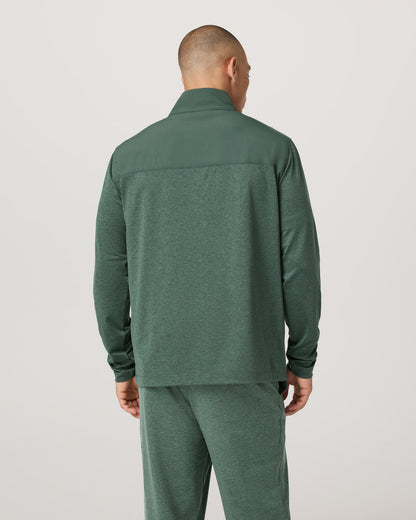 Men's Sunday Element Track Jacket Agate Green Heather | Vuori for sale - US 7729