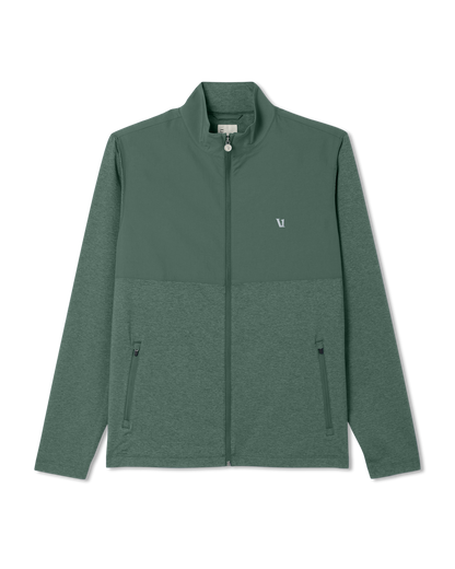 Men's Sunday Element Track Jacket Agate Green Heather | Vuori for sale - US 7729
