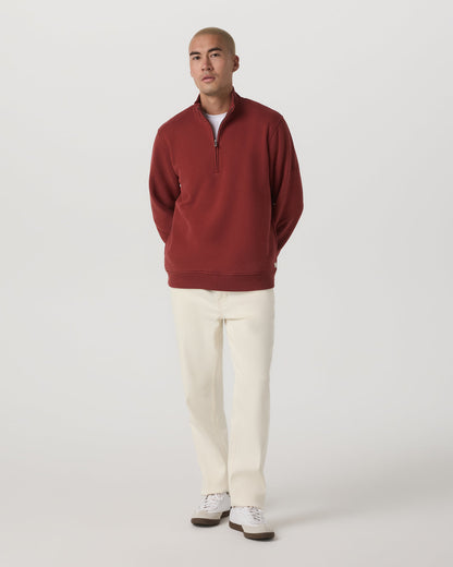 Seaside 1/2 Zip Classic Men's Spiced Apple Pullover | Vuori online - US 5254