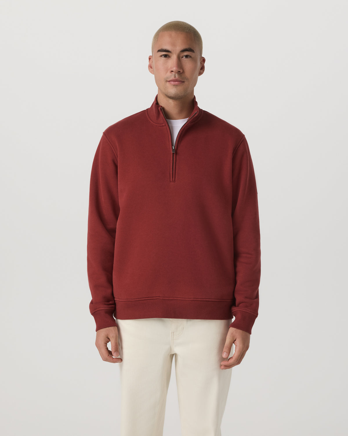 Seaside 1/2 Zip Classic Men's Spiced Apple Pullover | Vuori online - US 5254