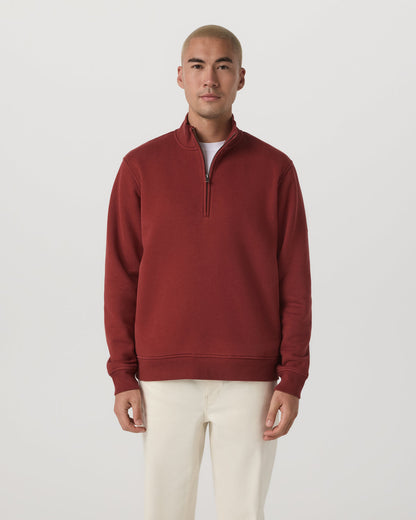 Seaside 1/2 Zip Classic Men's Spiced Apple Pullover | Vuori online - US 5254