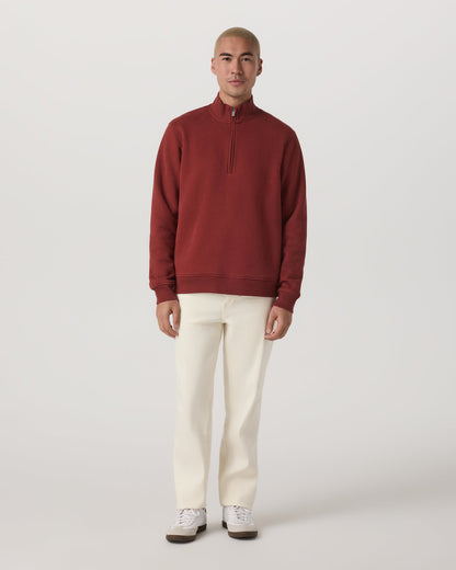 Seaside 1/2 Zip Classic Men's Spiced Apple Pullover | Vuori online - US 5254