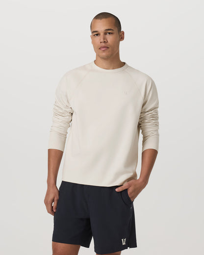 Coronado Crew - Relaxed Fit Men's Ivory Heather Crew | Vuori shop - US 4274
