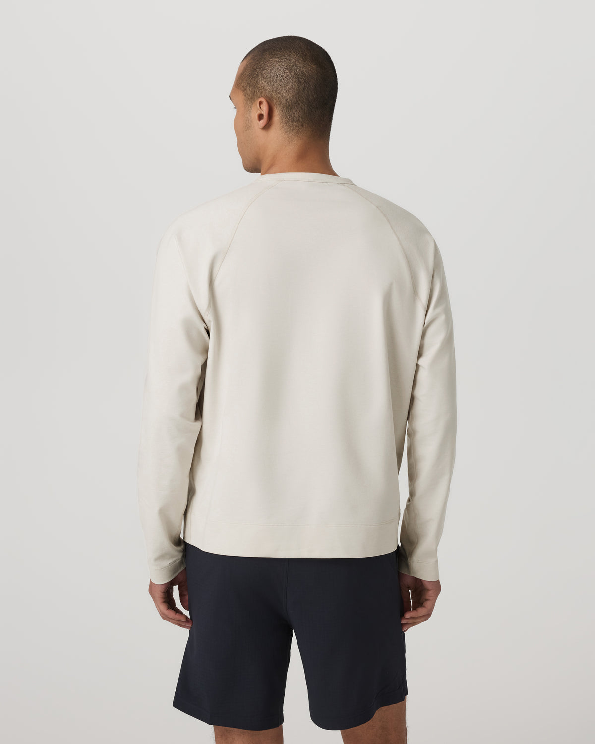 Coronado Crew - Relaxed Fit Men's Ivory Heather Crew | Vuori shop - US 4274