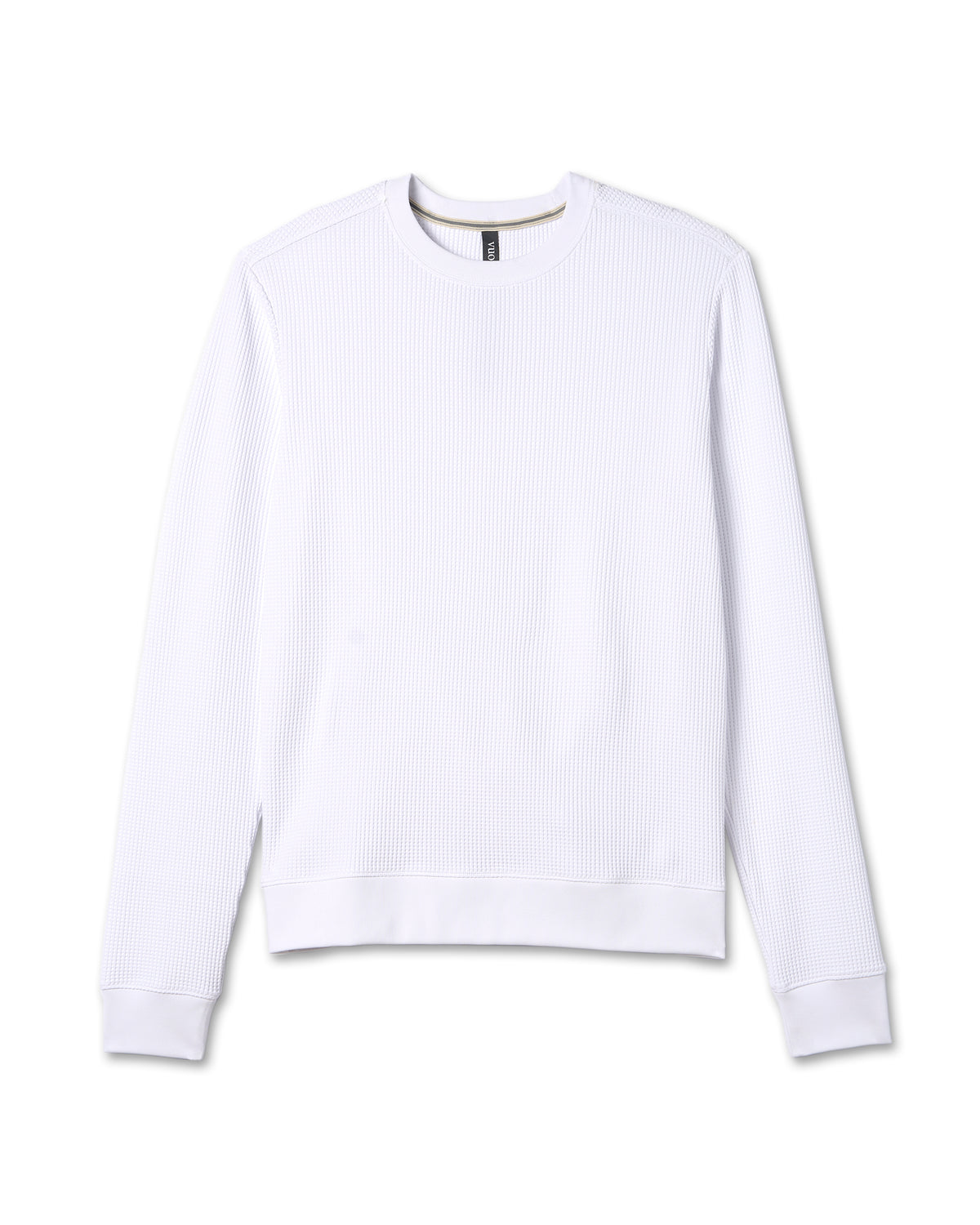 Jamestown Crew Men's White Waffle Crewneck | Vuori online - US 4310