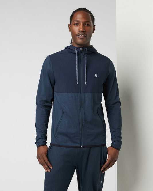 Sunday Element Jacket Men's Ink Blue Running Jacket | Vuori sale - US 3419