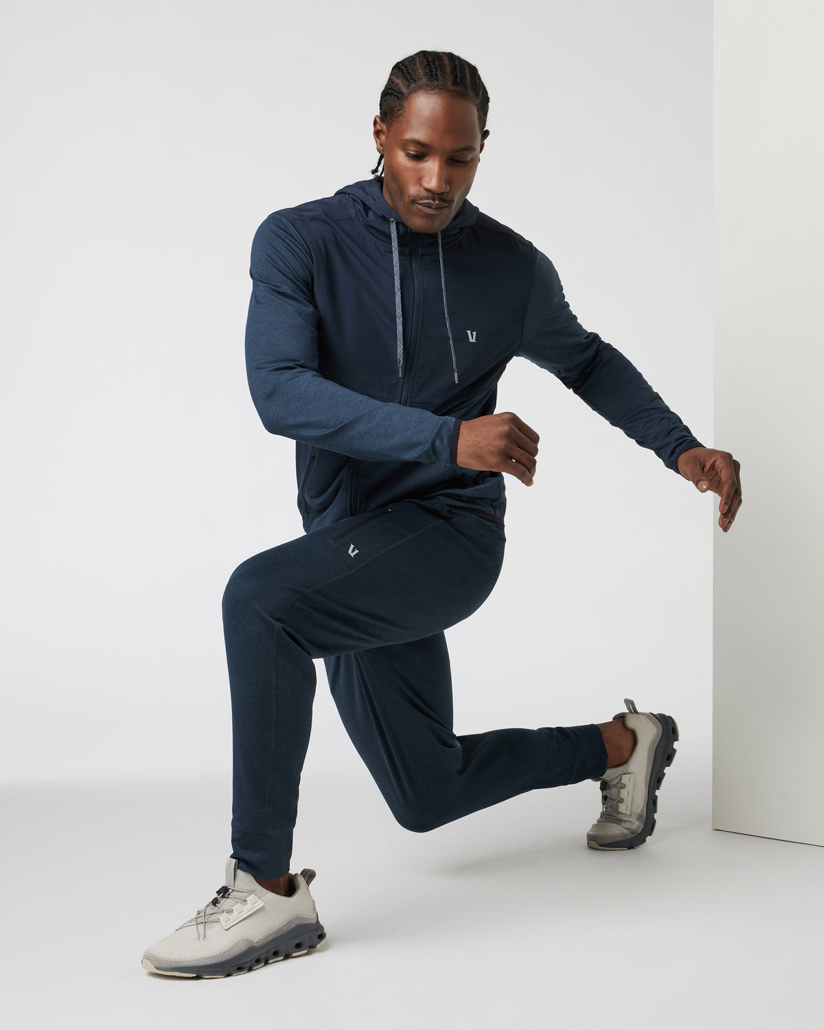 Sunday Element Jacket Men's Ink Blue Running Jacket | Vuori sale - US 3419