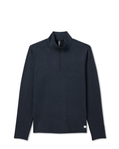 Ponto Half Zip Mock Neck Ink Heather | Vuori online - US 7507