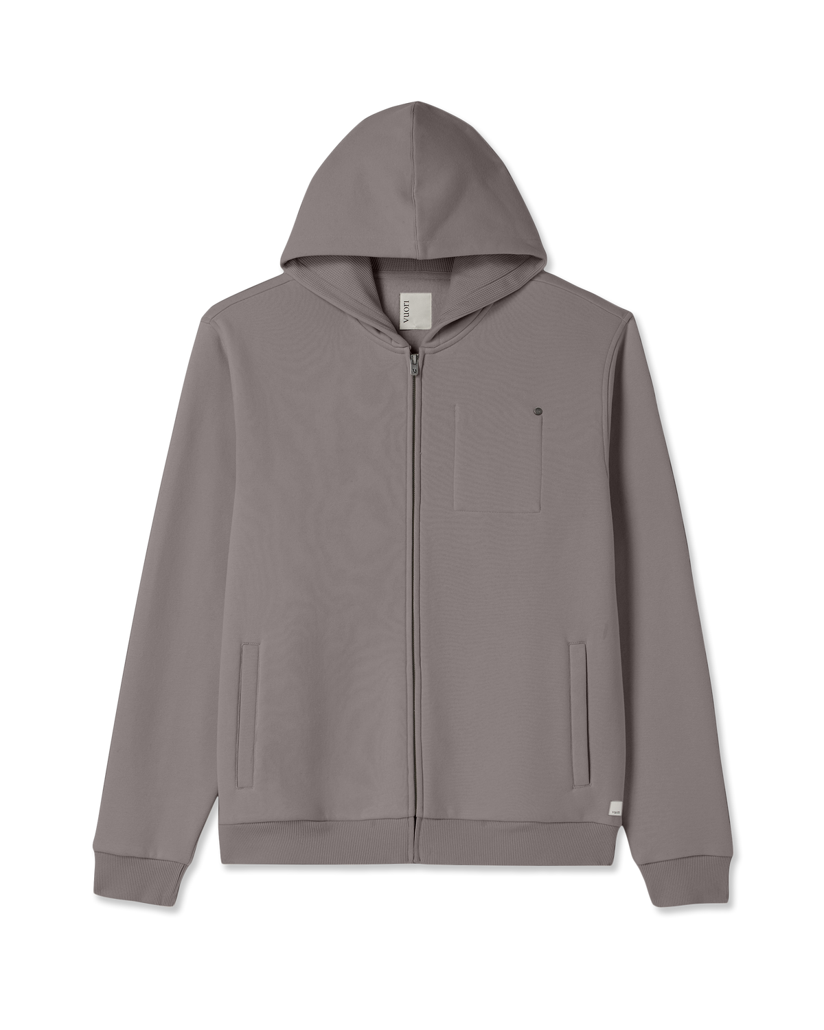 Seaside Full Zip 2.0 Men's Cavern Grey Full Zip Hoodie | Vuori outlet - US 2367