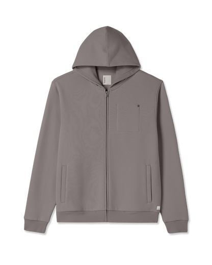 Seaside Full Zip 2.0 Men's Cavern Grey Full Zip Hoodie | Vuori outlet - US 2367