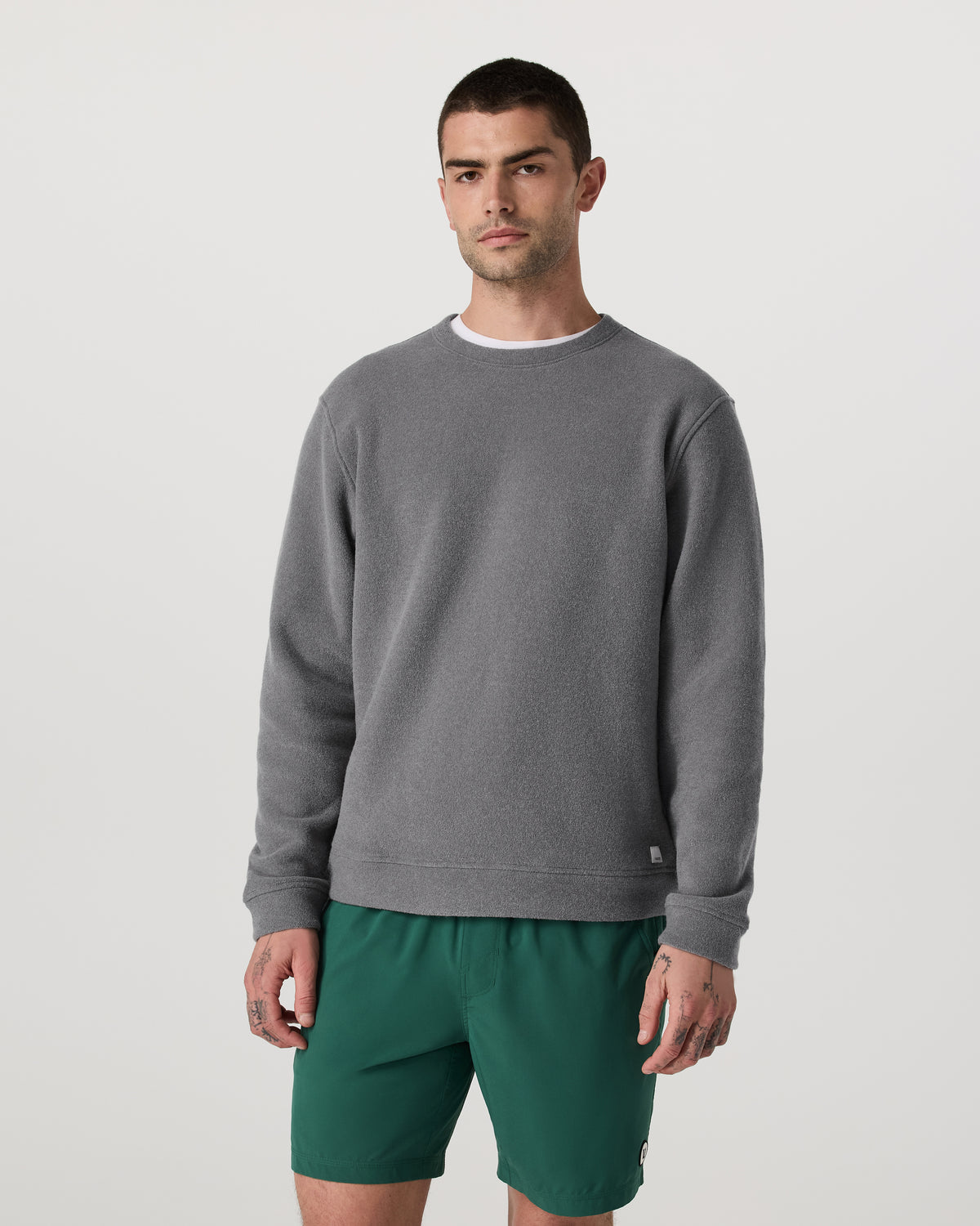 Beach Fleece Crew Men's Pinecone Heather Crewneck | Vuori shop - US 9309