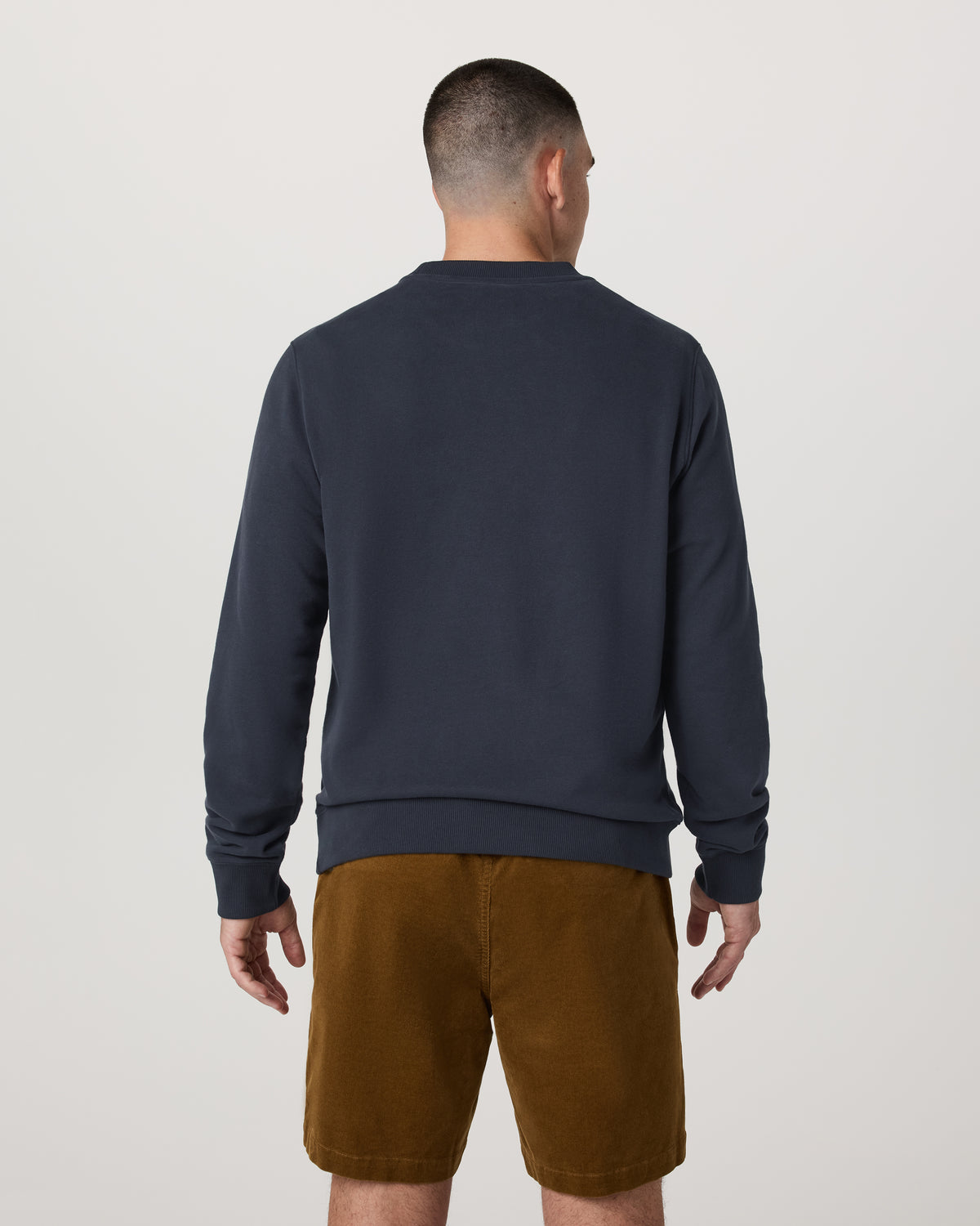 Cypress Logo Crew Men's Navy Sweatshirt | Vuori onsale - US 5615