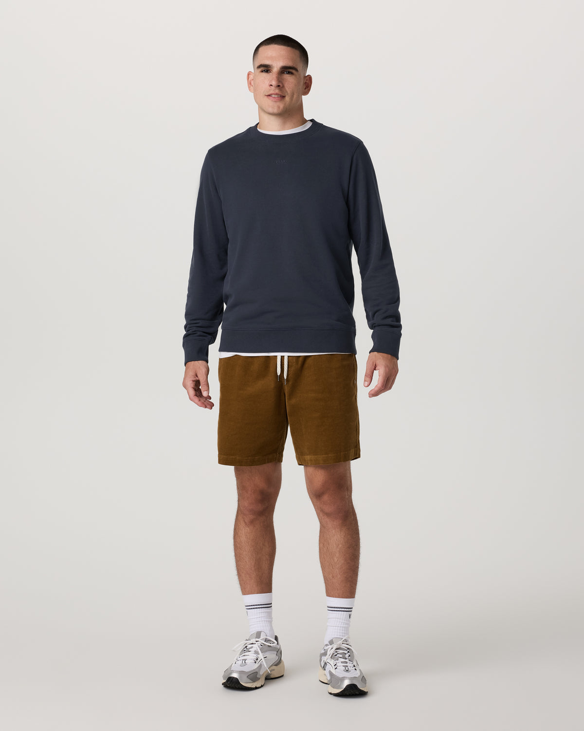 Cypress Logo Crew Men's Navy Sweatshirt | Vuori onsale - US 5615