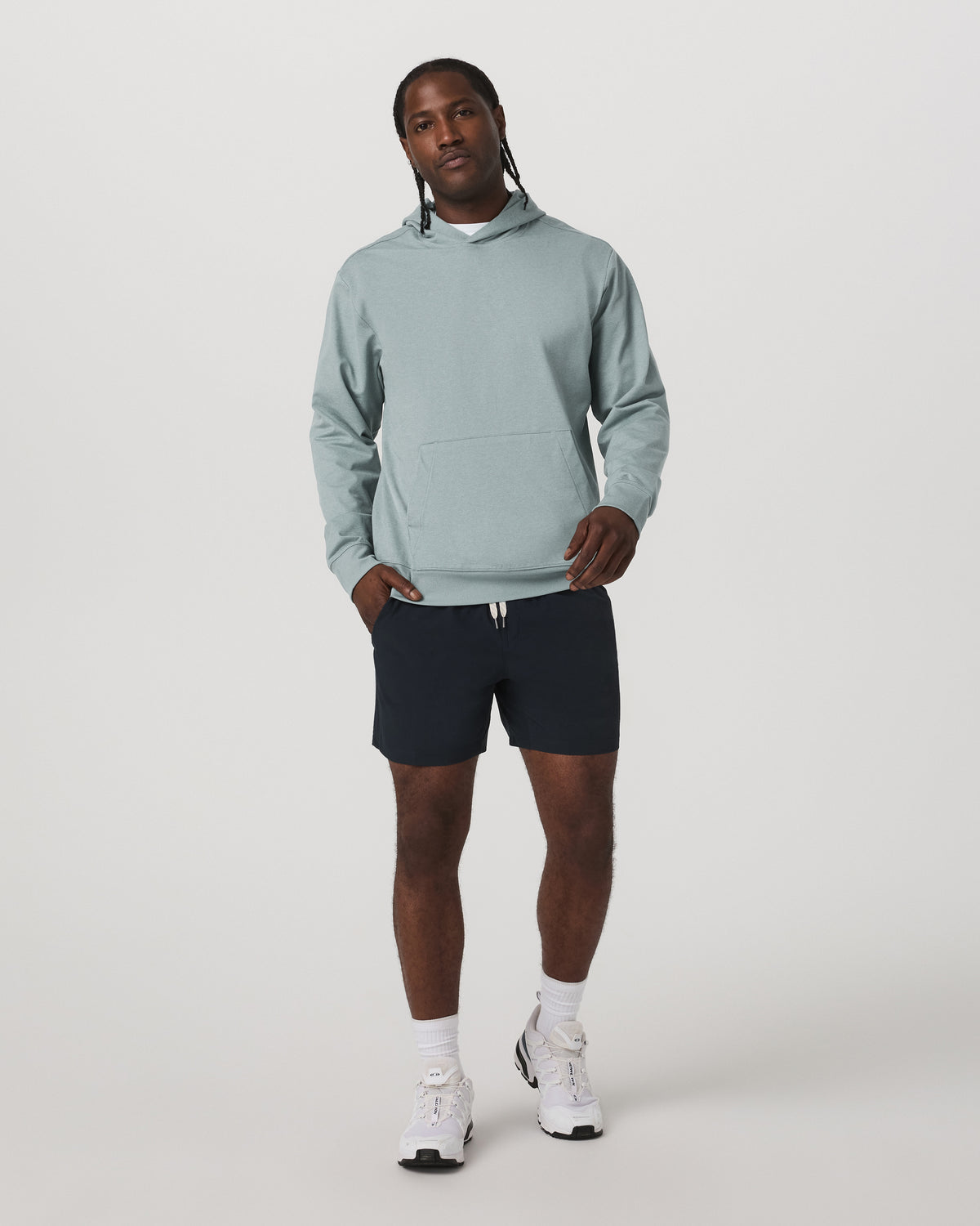 Men's Coronado Pullover Hoodie 2.0 Misty Blue Heather | Vuori for sale - US 8591