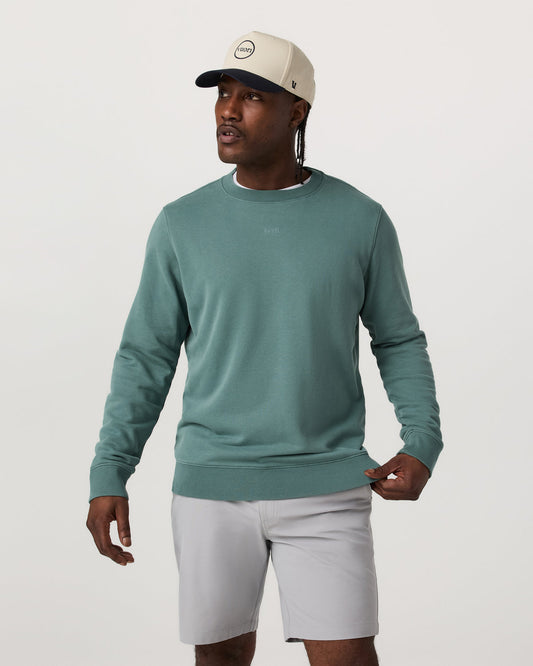 Cypress Logo Crew Men's Bluegrass Sweatshirt | Vuori online - US 3005