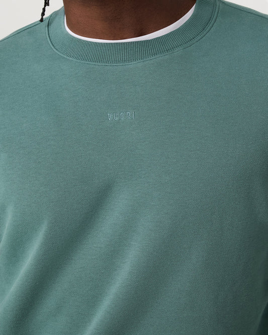 Cypress Logo Crew Men's Bluegrass Sweatshirt | Vuori online - US 3005