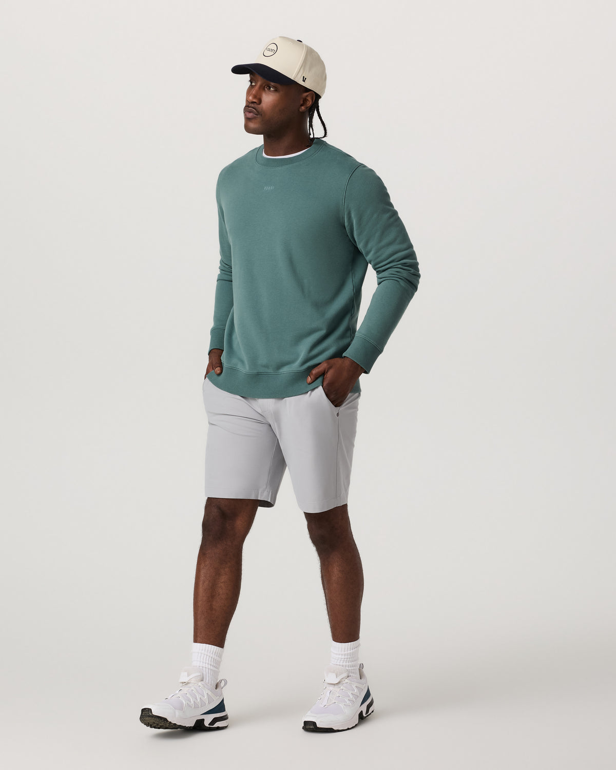Cypress Logo Crew Men's Bluegrass Sweatshirt | Vuori online - US 3005