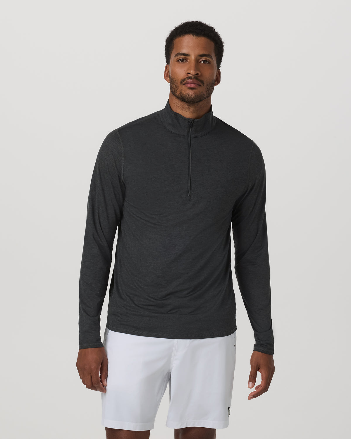 Ease Performance Half Zip 2.0 Charcoal Heather | Vuori outlet - US 8791