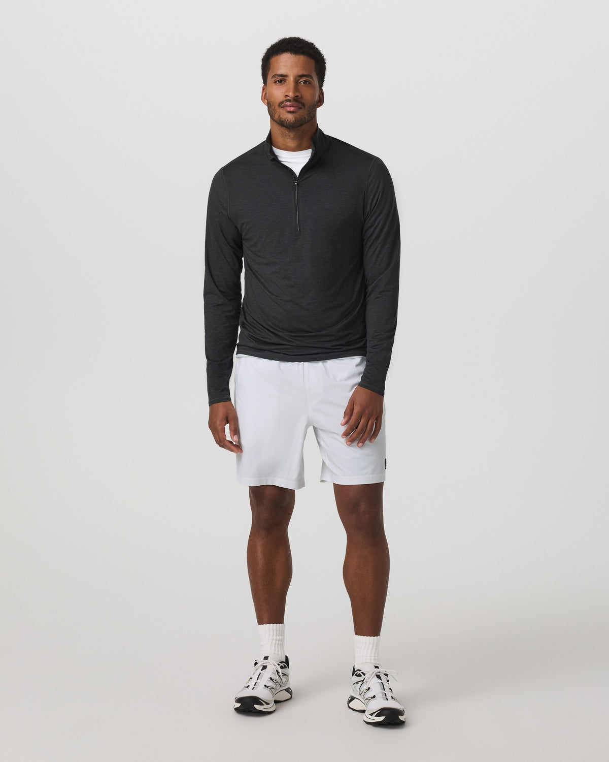 Ease Performance Half Zip 2.0 Charcoal Heather | Vuori outlet - US 8791