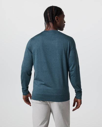 Ponto Performance Crew Deep Sea Heather Pullover | Vuori shop - US 3502