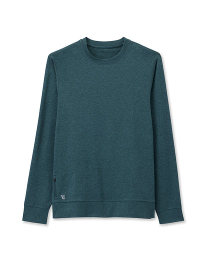 Ponto Performance Crew Deep Sea Heather Pullover | Vuori shop - US 3502